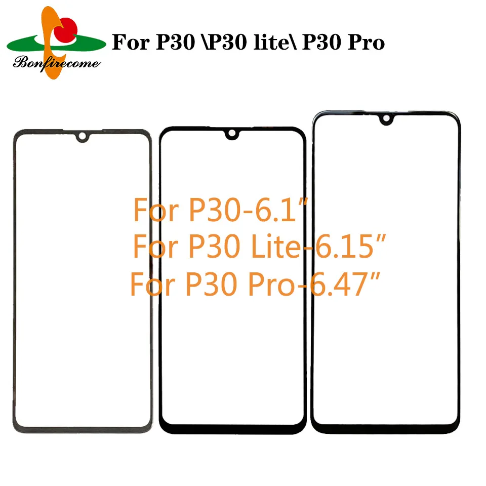 Touch Screen Glass For Huawei P30 \\ P30 Lite \\ P30 Pro LCD Display Panel Front Outer Glass Lens Spare Parts Replacement