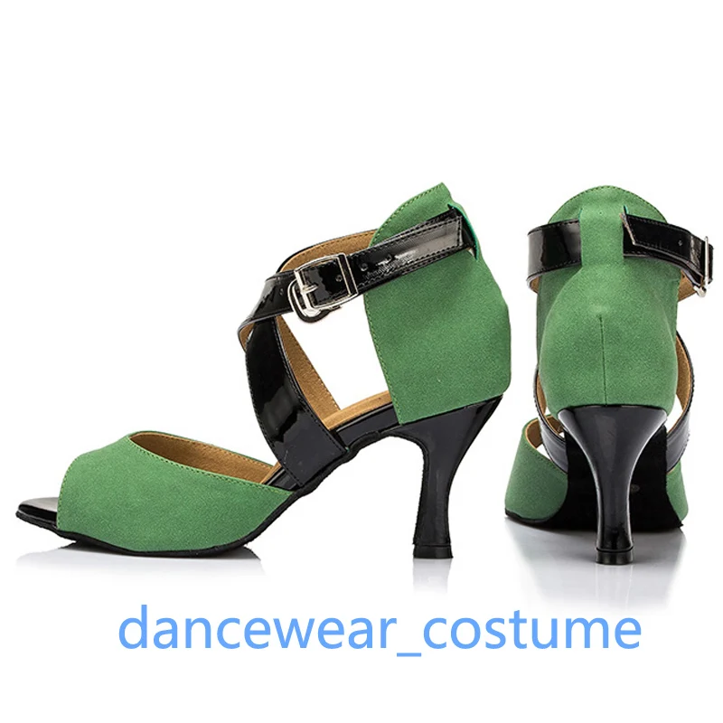 Women High Quality Party Ballroom Latin Tango Jazz Modern Samba Salsa Competition Practice High Heels Sandals Dance Shoes US5-9