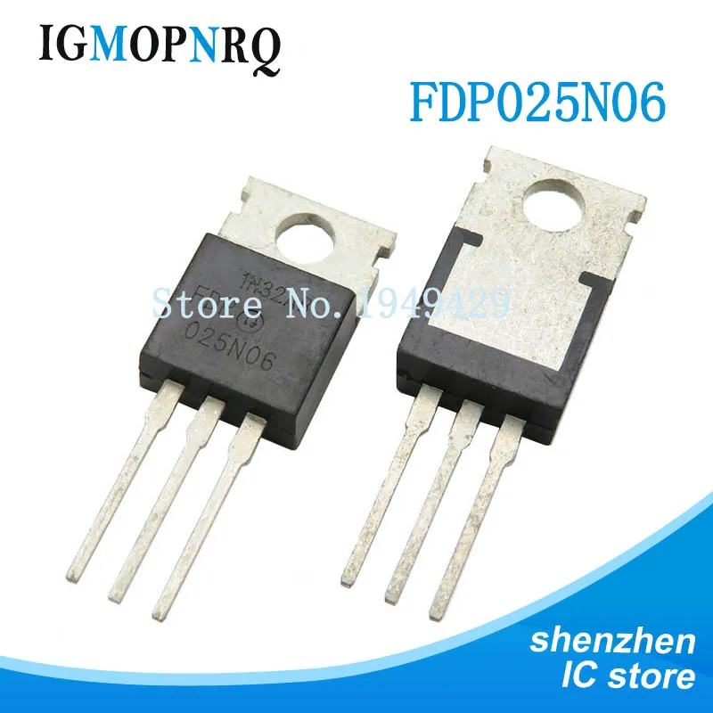 10pcs FDP025N06 TO-220 P025N06 25N06 NEW Transistor