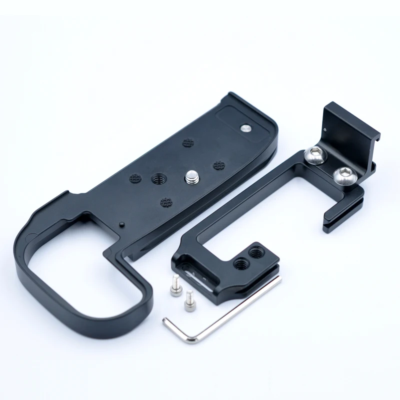 ホットシュー-キヤノンeosr5,r6,マークiiカメラ,クイックリリースプレート用の垂直ハンドグリップホルダー