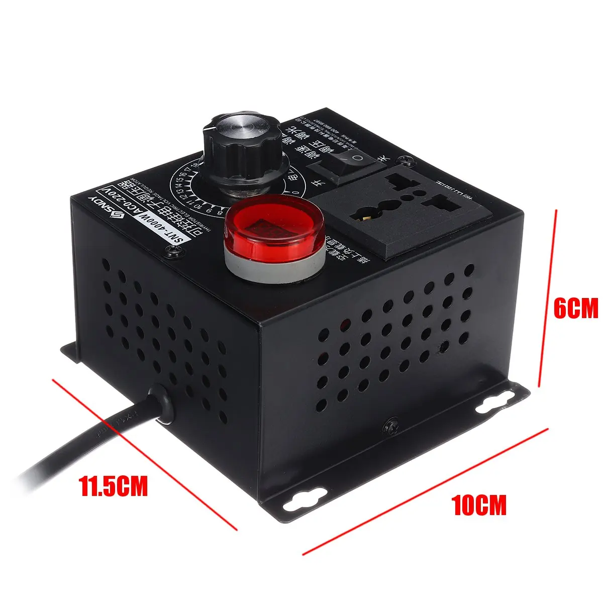 High-power Motor Fan 18A AC 220V 4000W Voltage Regulator Thyristor Electronic Variable Speed Controller