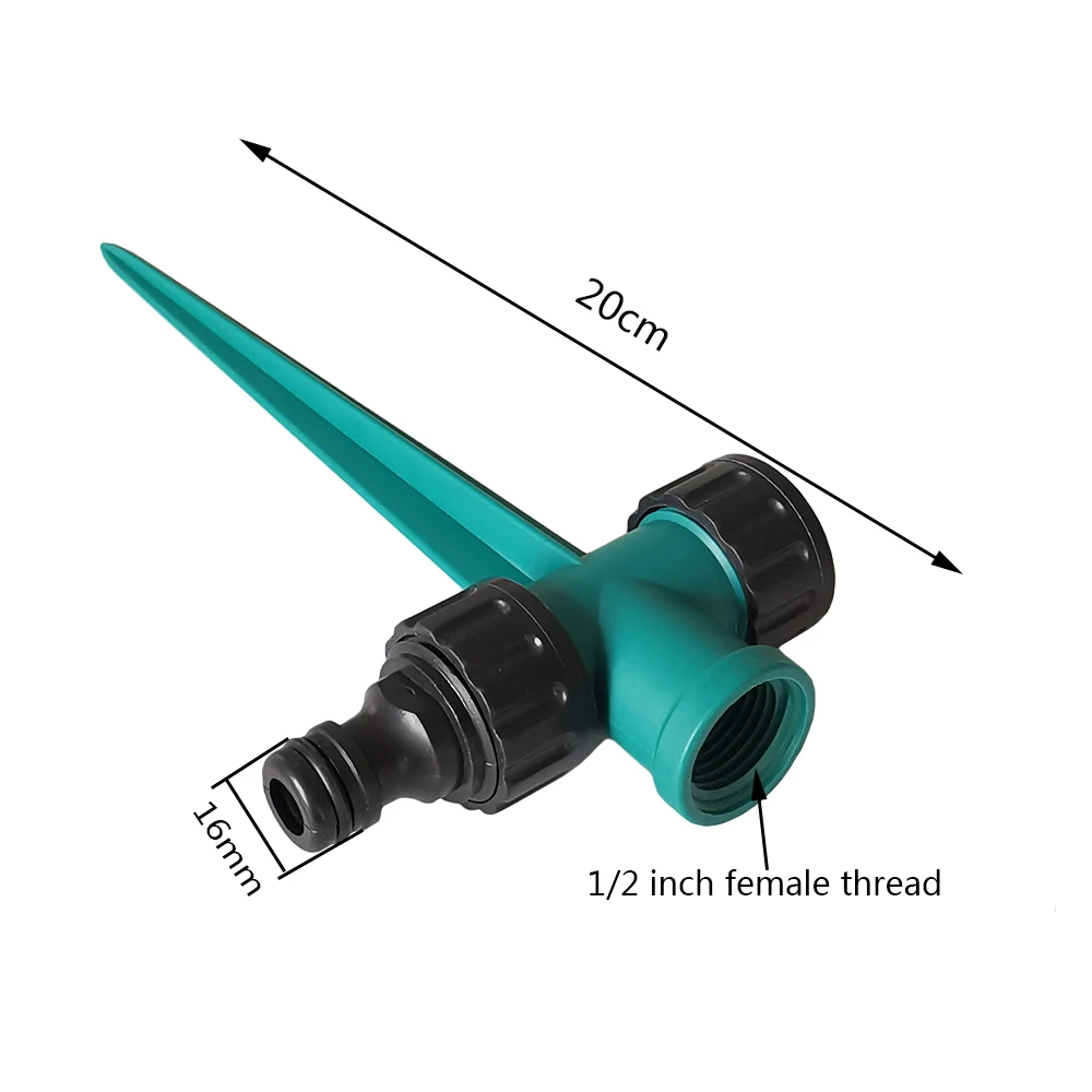 1/2 Inch Lawn Sprinkler Plastic Quick Connector Garden Irrigation System Watering Sprinkler Fixing Accessories