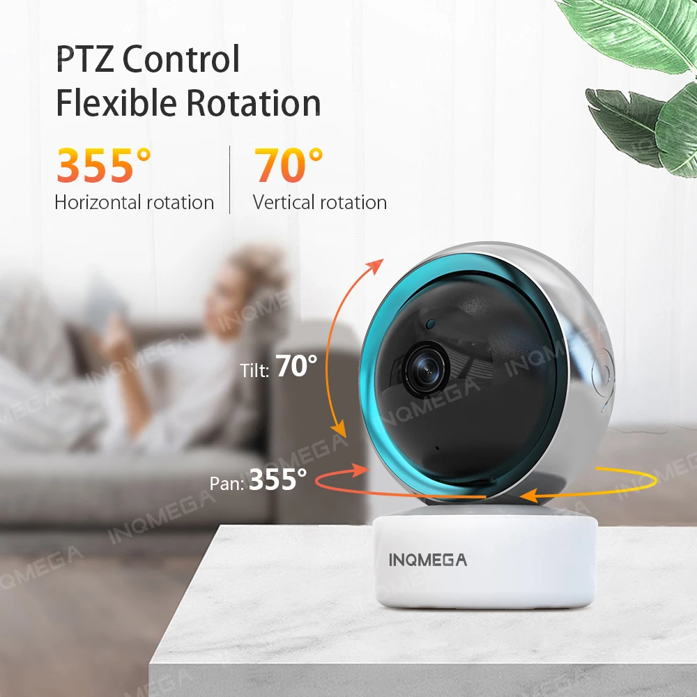 Фонарь с камерой 2 МП Поддержка Google Home