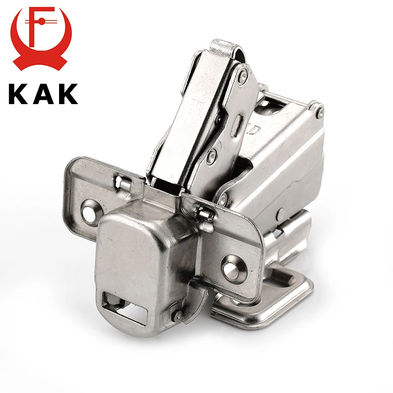 KAK 175 Degree Cabinet Hinge Cold Rolled Steel Fixed Hinge Rustless Iron Cabinet Cupboard Door Hinges For Furniture Hardware