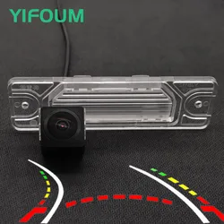 AHD Fisheye Starlight 12LED Dynamic Trajectory Car Rear View Camera For Renault Koleos SUV/Samsung QM5 MK1 2007-2014 2015 2016