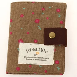 Hot Sale Floral Travel Passport Cover Canvas Holder Travel Passport Cover Case Brand Passport Holder Documents Folder Bag