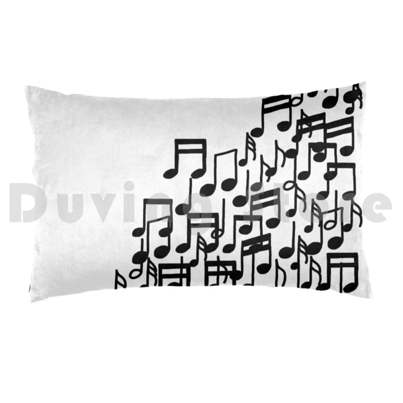 Pillow Case Musical Jumble Hat Music Musical Musicnotes Simple Minimal