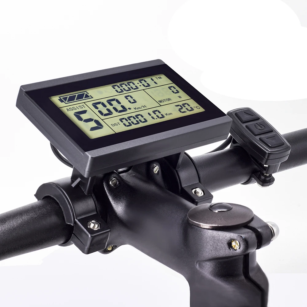 KT LCD3 Display with SM or Waterproof Connector 24V 36V 48V Electric Bike Display For KT Controller