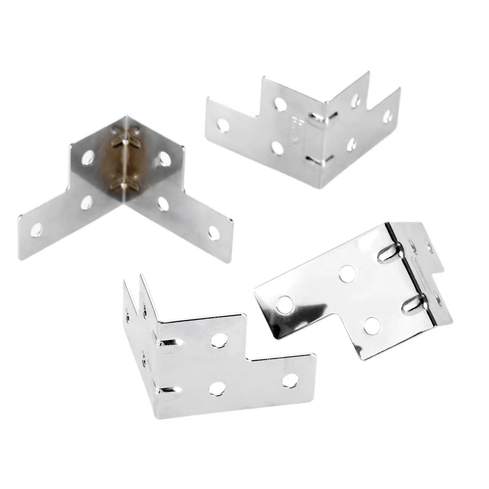 4 Pcs Iron Aviation Corner Braces Jewel Box Flight Case Right Angle Brackets Support Protector Covers Furniture Hardware 54*39mm