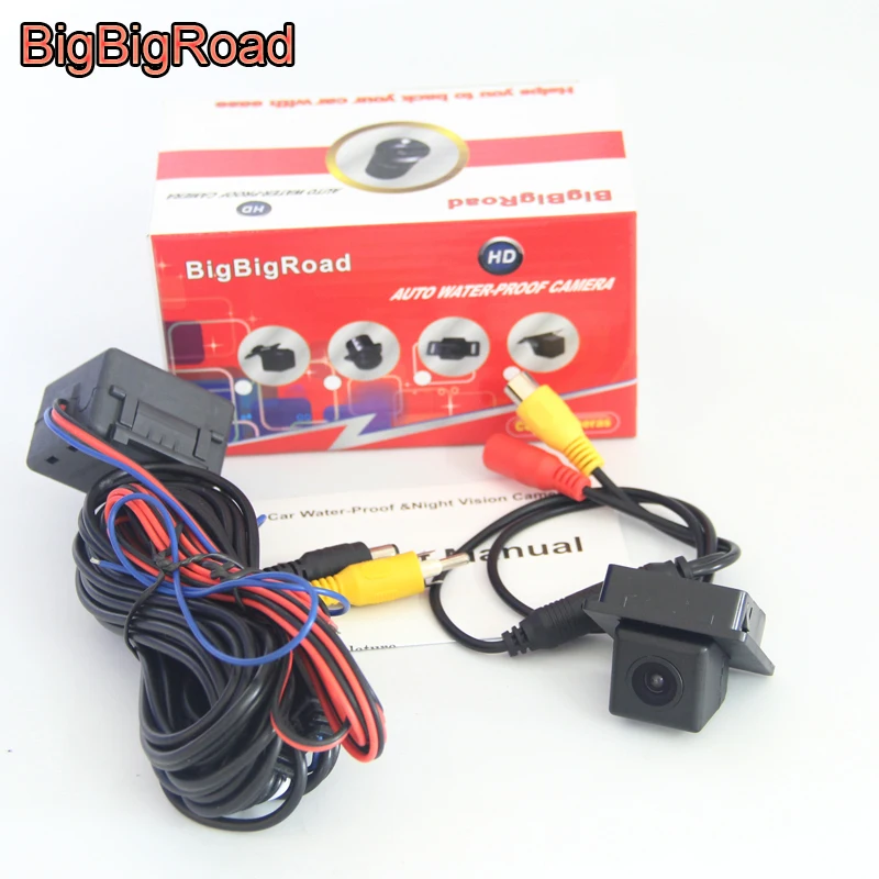 BigBigRoad For Cadillac SRX GMC Terrain 2010-2012 2013 2014 2015 2016 2017 Car Rear View Camera HD CCD Back Up Reverse Camera