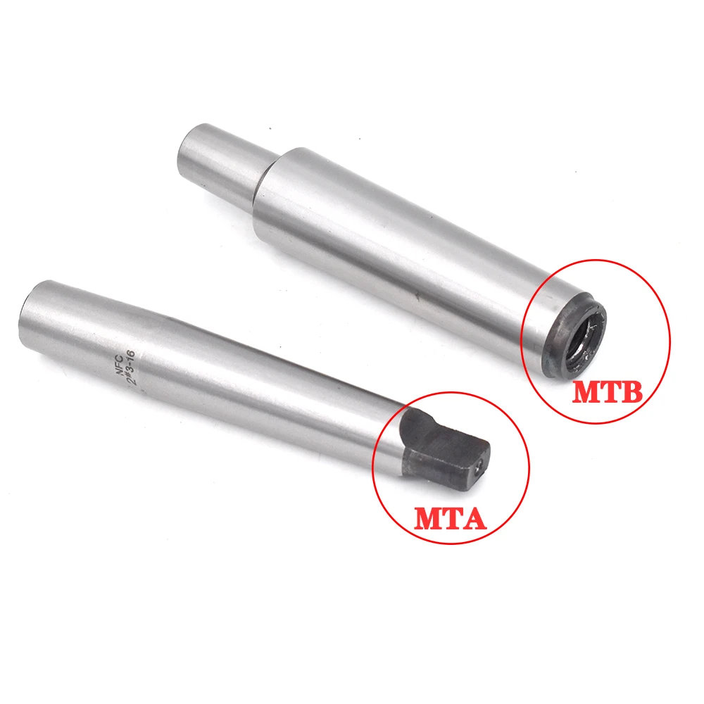 1pcs Morse tapper collet chuck M10 MT2 B10 B12 M12 MT3 B16 B18 arbor adapter sleeve for CNC mill lathe tool holder