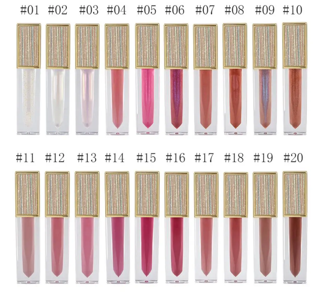 

Private Label Lipgloss Enlarger Shimmer Moisturizing Lip Plumper Clear Lip Gloss Makeup Cosmetics Wholesale Liquid Lipstick