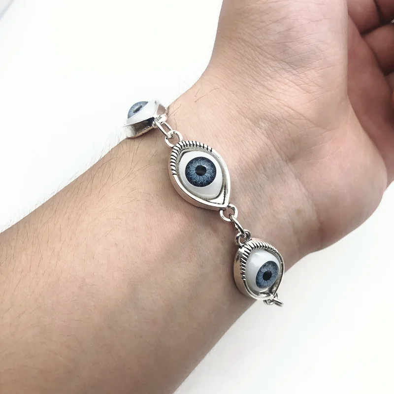 Goth Egirl Turkish Demon Evil Eye Bracelet Witch  Lucky Gift Grunge Indie Bracelet  Aesthetic Jewelry