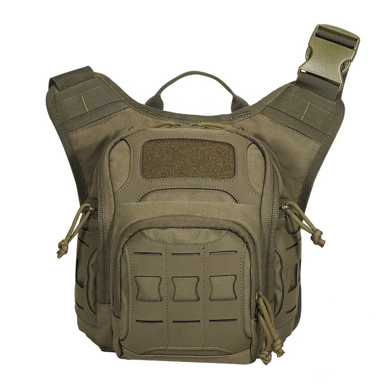 Bolsa de ombro no peito para esporte ao ar livre, Bolsas impermeáveis, Tactical Crossbody Bags, Caça Acessórios