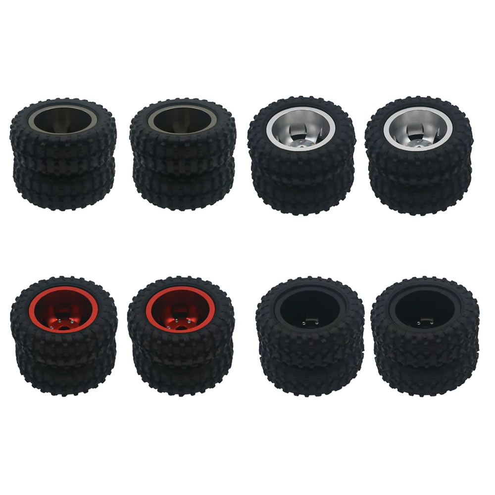 2pcs 50mm alloy rear double wheel rim for 1/10 rc hobby model car WPL D12 drift truck upgraded part