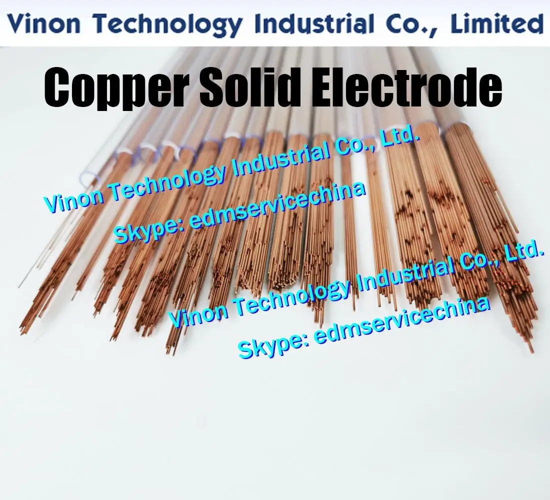 0.3x400MM Copper Solid Electrode (200pcs/lot),Solid Copper Rod EDM Electrode Dia 0.3 mm,Length 400mm used for Electric Discharge