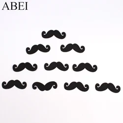 10pcs DIY Funny beard Patches Iron On Embroidery Clothes Stickers Cartoon mustache Badge Jeans Backpack Dress Appliques Material