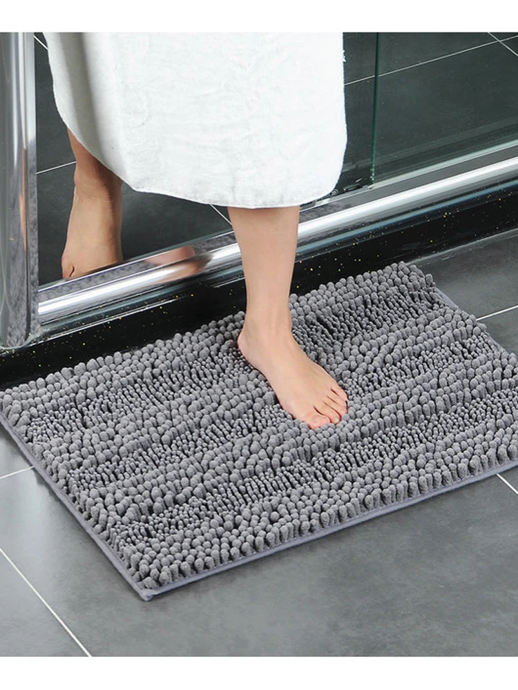 

Microfiber Bath Mat Non Slip Bath Mat for Bathroom Soft and Absorption Room Floor Rugs and Carpets Machine Wash 40x60cm/50x80cm