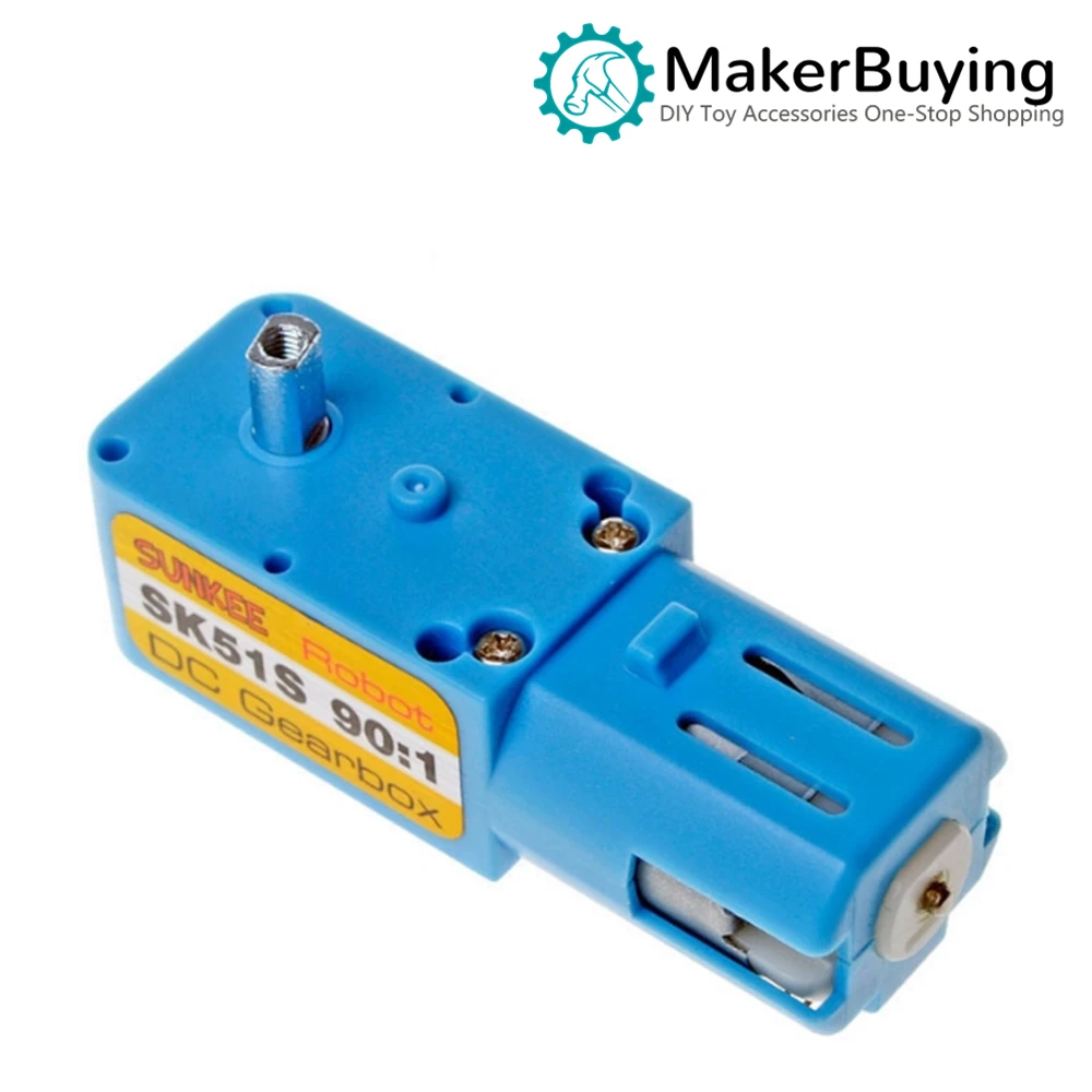 Moteur TT en métal, double arbre d'engrenage, 6V, 110/200RPM, jouet robot