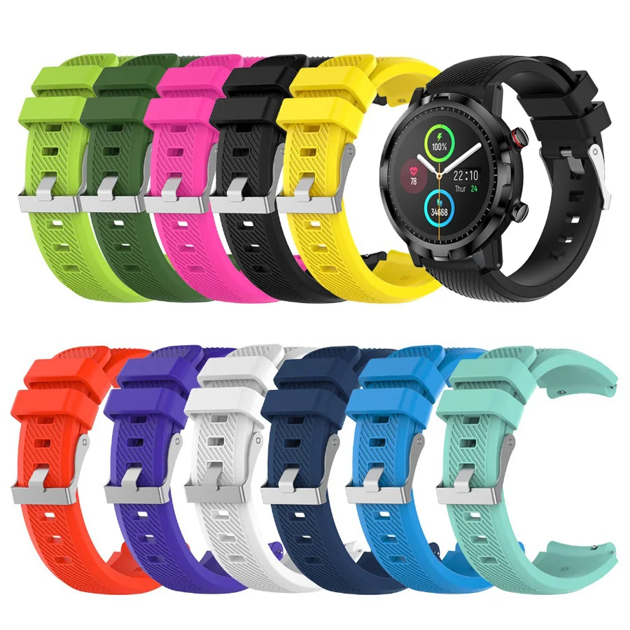 Sport Silicone Strap for Xiaomi Haylou RT LS05S Smart Watch Band Bracelet for Haylou LS05S Strap 22mm Wristband for Amazfit GTR