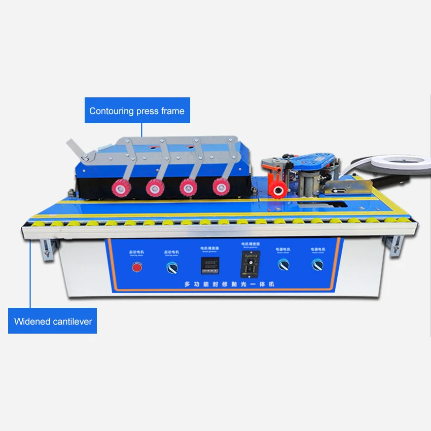 

Wood Edge Banding Trimmer Machine Trimming End Cutting With Rotate Function For Straight Curve Cutting Woodworking Edge Bander