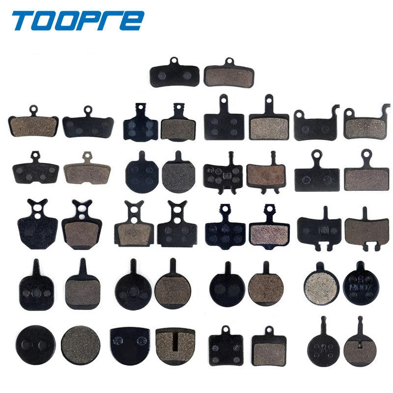 TOOPRE-Mountain Bike Brake Pads, High Wear-Resistant Fiber Disc, High, All-Metal, BB5 for SHIMANO, SRAM, ZOOM, AVID, Magura