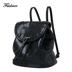 Moda drawstring mochila feminina de alta qualidade mochilas de couro macio para adolescentes meninas do sexo feminino saco de ombro escolar