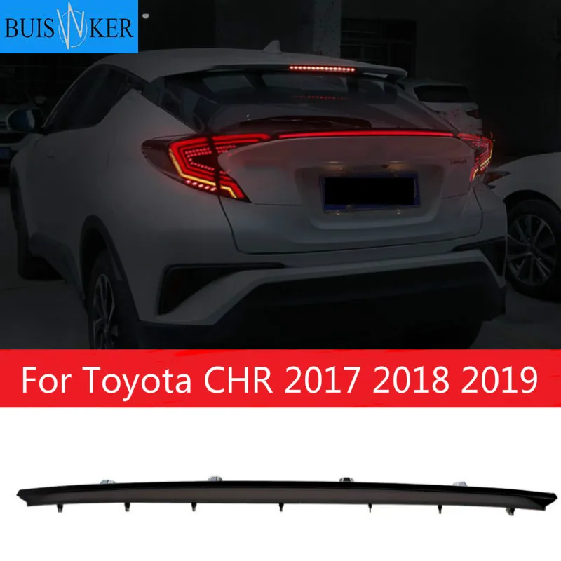 

LED Taillight Reflector Brake Lamp Warning Signal Driving Fog Lamp Rear Bumper trunk Tail Light For Toyota CHR 2017 2018 2019