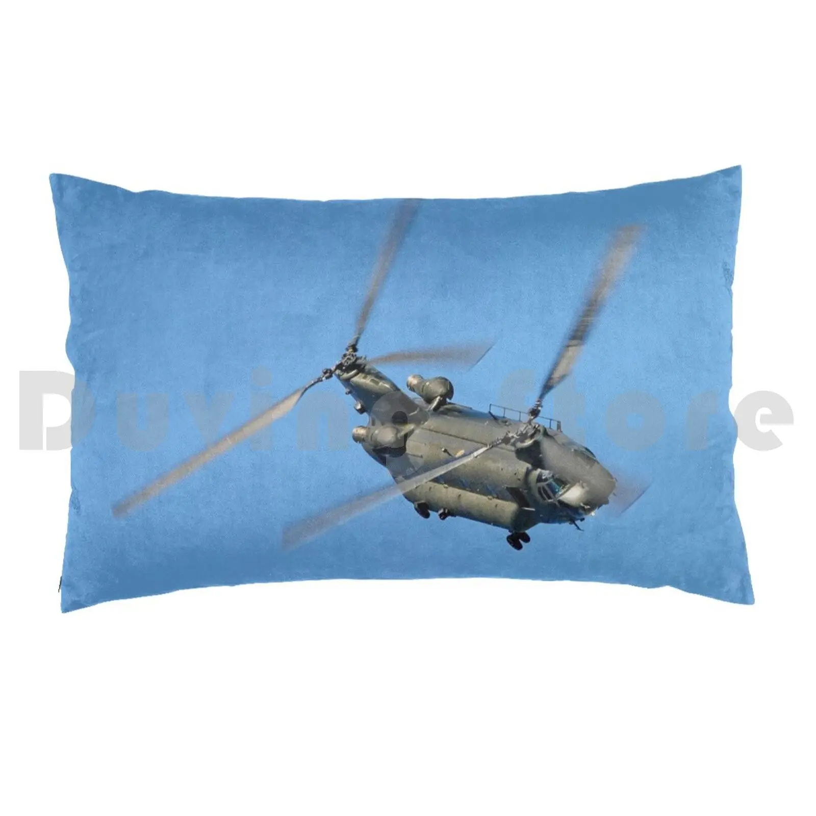 Chinook Pillow Case DIY 50*70 Chinook Raf Chinook Chinook Hc2 Wokka Wokka Woka Woka Boeing Ch47 Twin Rotor Tandem Rotor