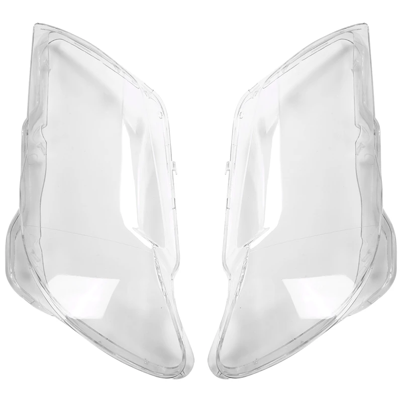 

2Pcs Car Clear Headlight Lens Shell Cover Replacement Head Light Lamp Cover for Bmw 7 E65 E66 2005-2008