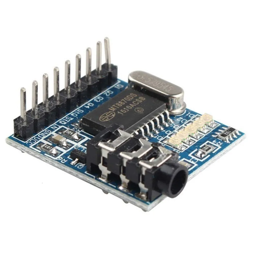 Mt8870 Dtmf Voice Decoding Module Speech Decoding Voice Board Module Phone Module Led Indicators With Pins