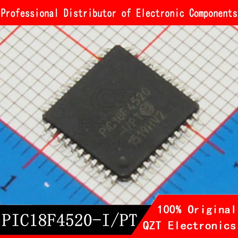 

5 шт./лот PIC18F4520-I/герметизирующая ptfe-лента для PIC18F4520 18F4520 TQFP-44 оригинальный в наличии