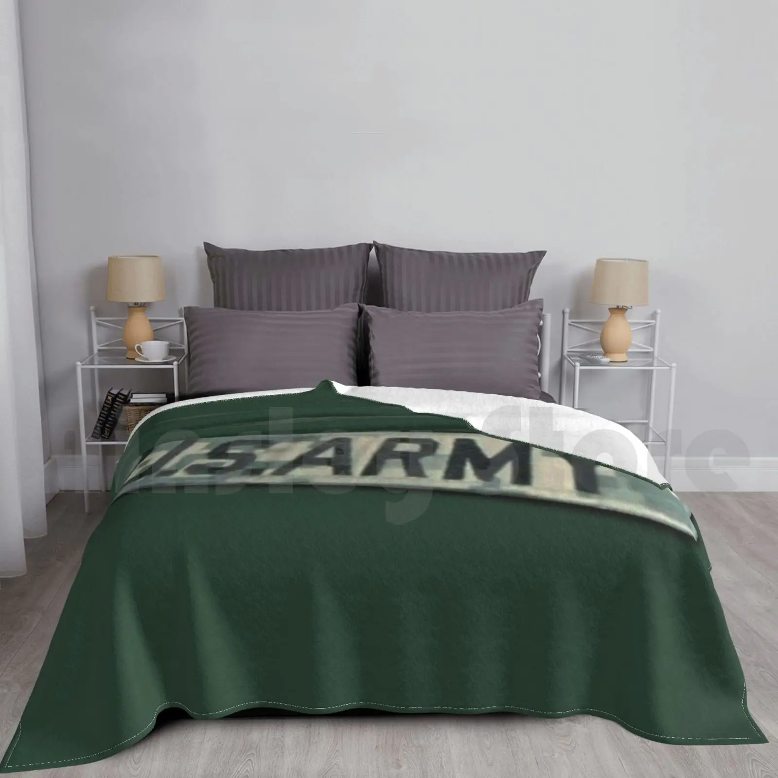 Army Badge , Us Army , Army Combat Uniform , Military. Blanket For Sofa Bed Travel Airborne Marine Marines Grunt