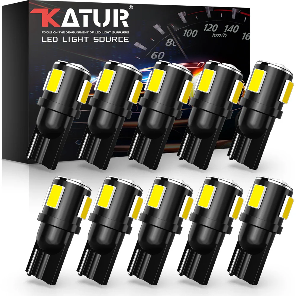 10x T10 W5W Led Bulb 194 168 Car Interior Light Parking Lamp For Toyota Camry CHR Auris Hilux Prius Celica Ipsum Verso Wish 12V