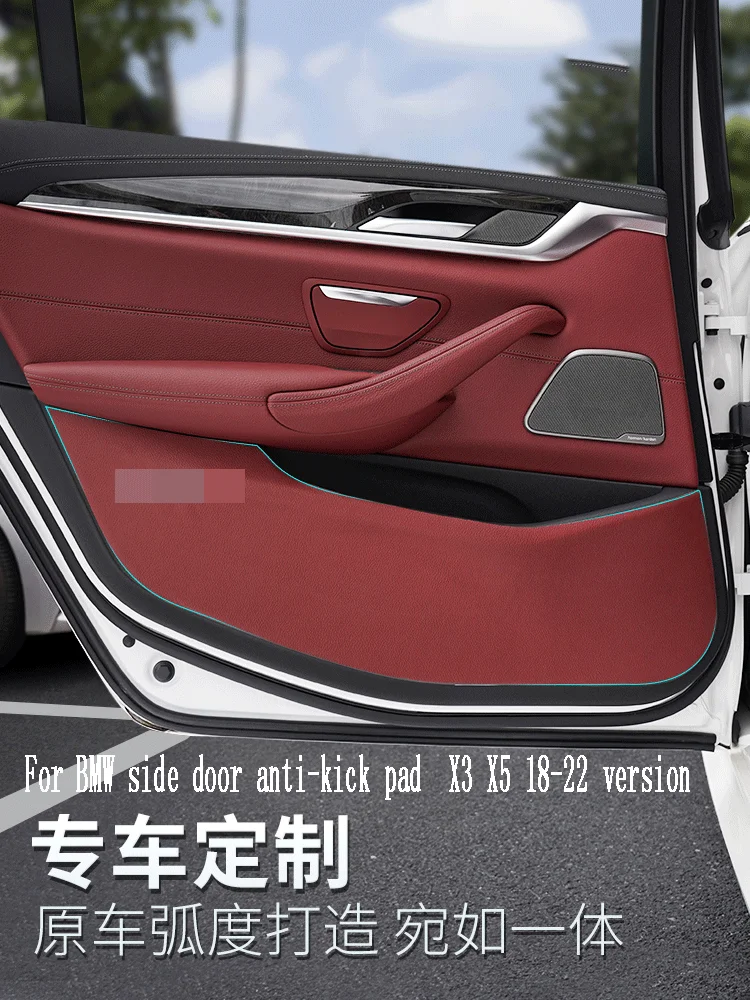 For BMW side door anti-kick pad  X3 X5  gt protection anti-scratch pad BMW side door anti-kick pad 18-22 version