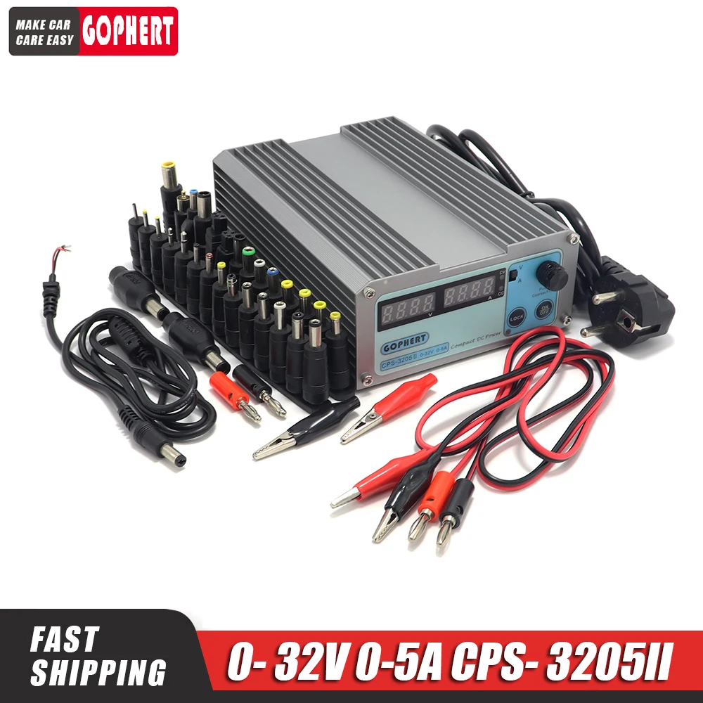 Steady Gophert NEW CPS-3205 32V 5A Upgraded Version Mini Adjustable Digital DC Power Supply OVP/OCP 110V220V Adjustable