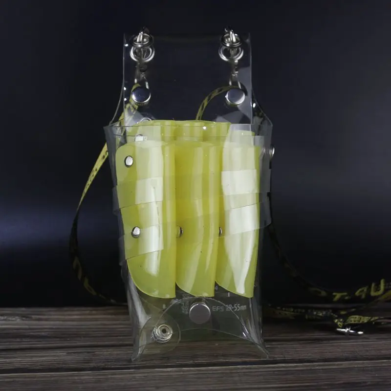 Waterproof PVC Transparent Scissors Bag Salon Holster Pouch Holder Storage Waist bags Scissor Barber Tools Shoulder Pouch Bag