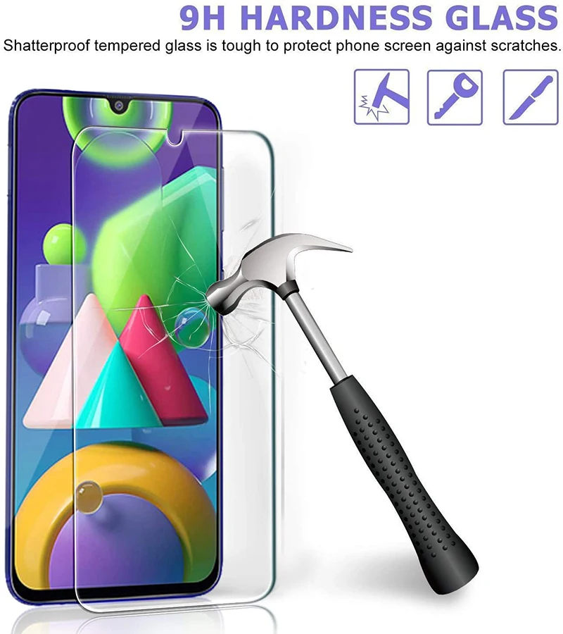 Tempered Glass For Samsung Galaxy M51 Screen Protector For Samsung M51 M31S M21 M11 Glass For Samsung M51 Glass