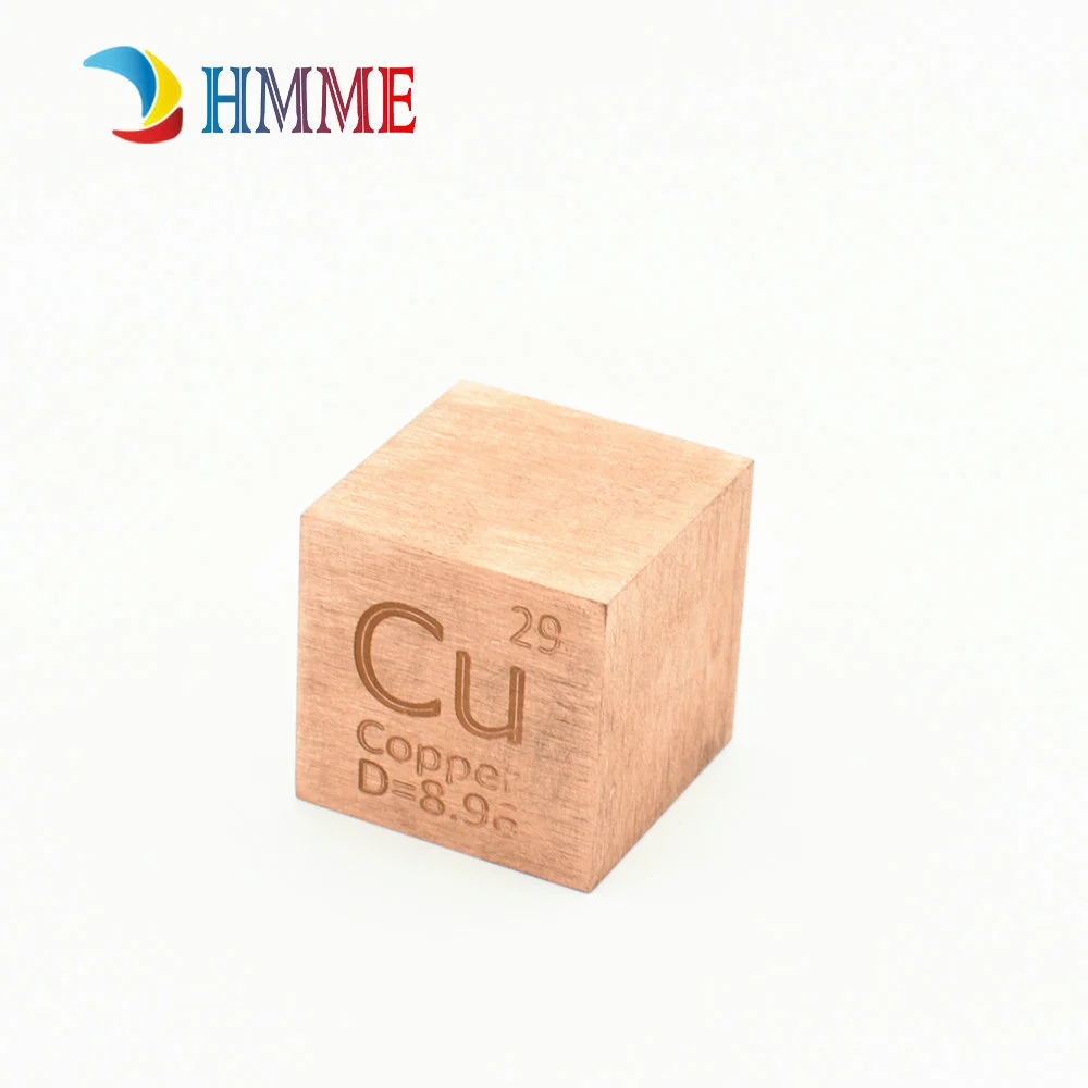Copper Cube 10mm 25.4mm Cu Density 99.95% Pure for Element Collection Research Study Hand Made DIY Hobbies Crafts Display