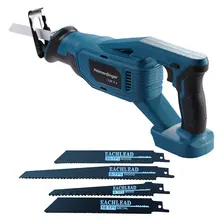 18V Cordless Lithium Reciprocating Saw with 4 Blades #3