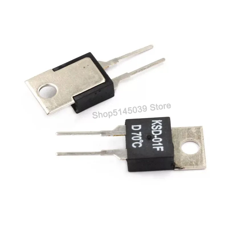 2Pcs KSD 01F 40-135 DegC NC Normally Closed NO Normally Open 1.5A Thermal Switch Temperature Sensor Thermostat KSD-01F JUC-31F