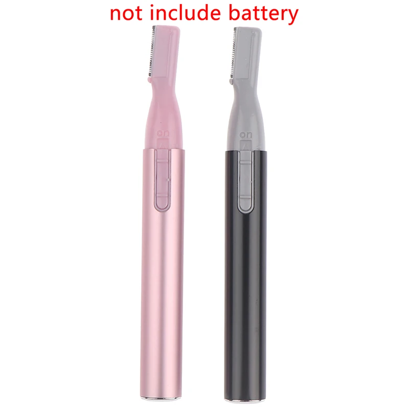 Practical Electric Face Eyebrow Scissors Hair Trimmer Mini Portable Women Body Shaver Remover Blade Razor Epilator Pink Black