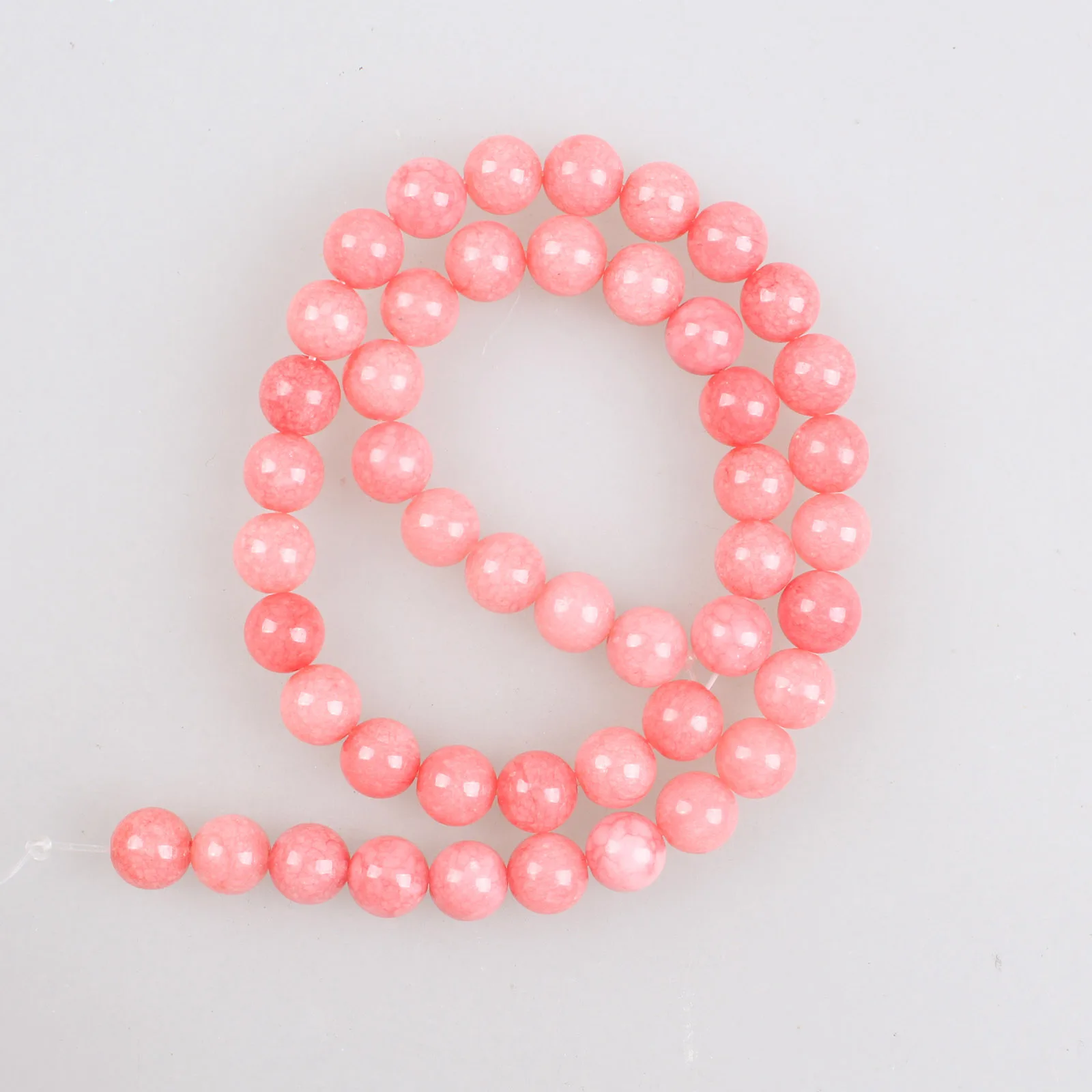 Natural Stone Beads Pink Chalcedony Rhodonite Round Loose Beads 4 6 8 10 12mm Beads For Bracelets Necklace Jewelry Making