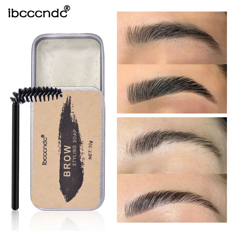 Hot Brow Styling Soap Lamination Setting Gel Waterproof Long Lasting Brows Lift Eyebrow Gel Pomade Kit Makeup Cosmetic