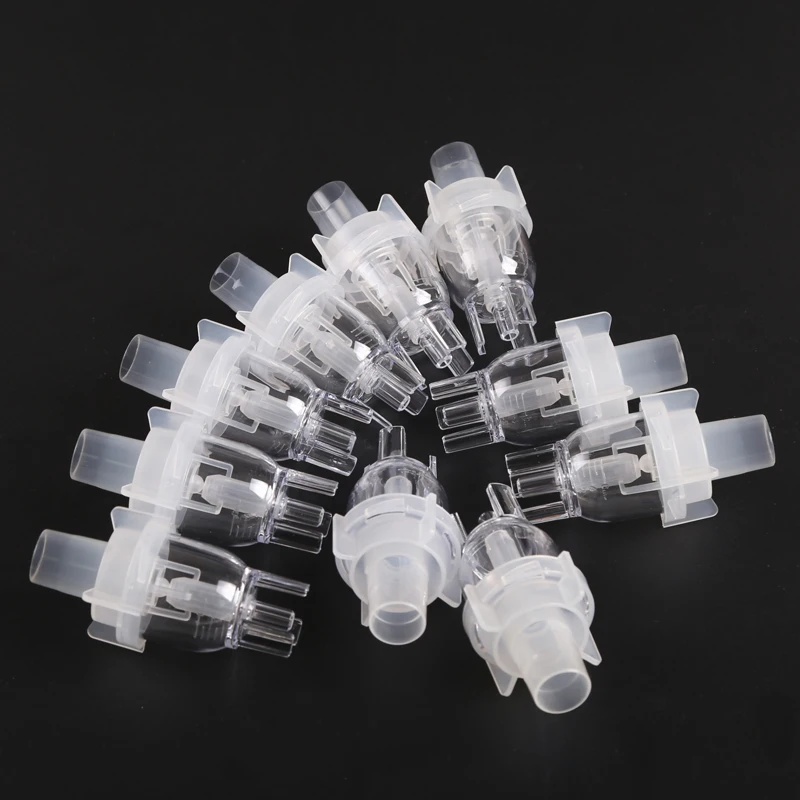 50/100pcs New 6ml Compressor Nebulizer Medical Parts Compressor Atomized Spray Nebulizer Cup for Adult Kids Spray Cup