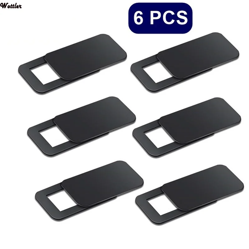 3/6PCS 유니버설 웹캠 커버 셔터 자석 슬라이더 플라스틱 카메라 커버 아이폰에 대 한 PC 노트북 휴대 전화 렌즈 개인 정보 보호 스티커