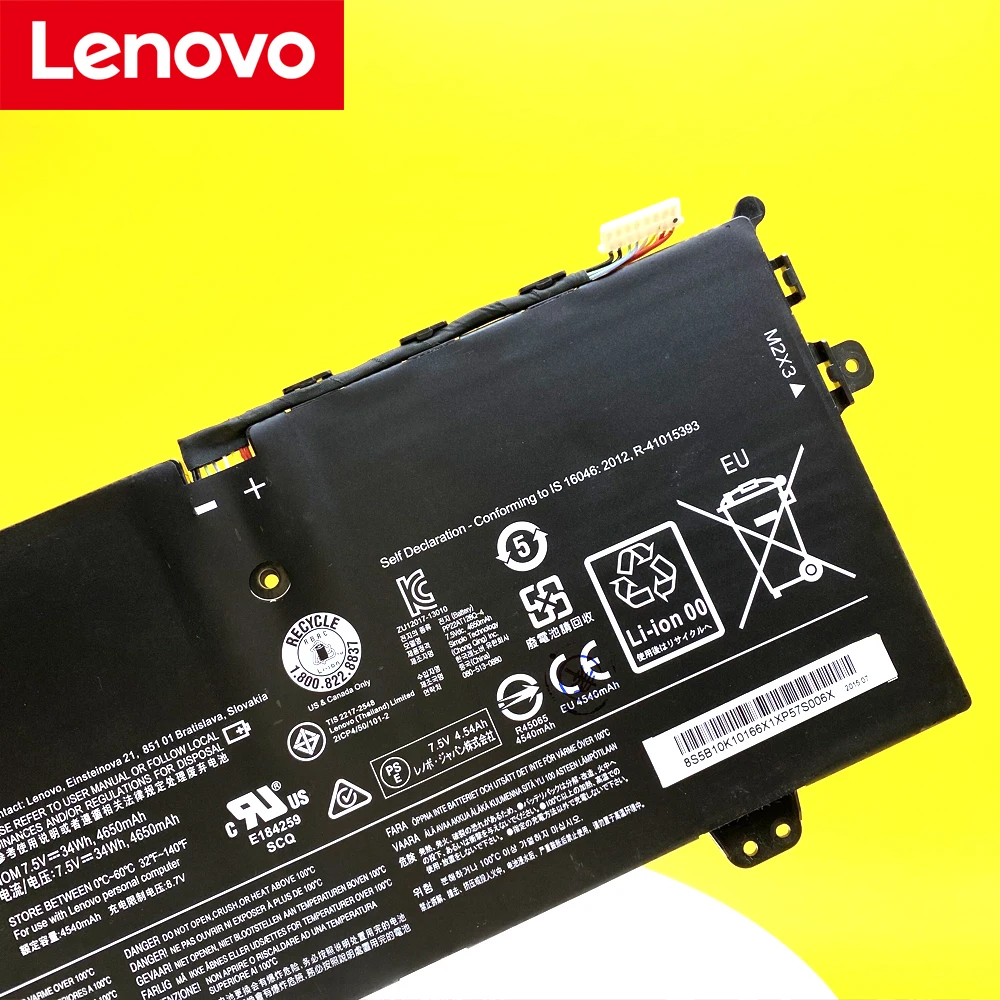 Imagem -05 - Nova Bateria Original para Lenovo Yoga 11 Pro 115y10 Yoga 70011isk L14l4p71 L14m4p73 L14l4p72 L14m4p71