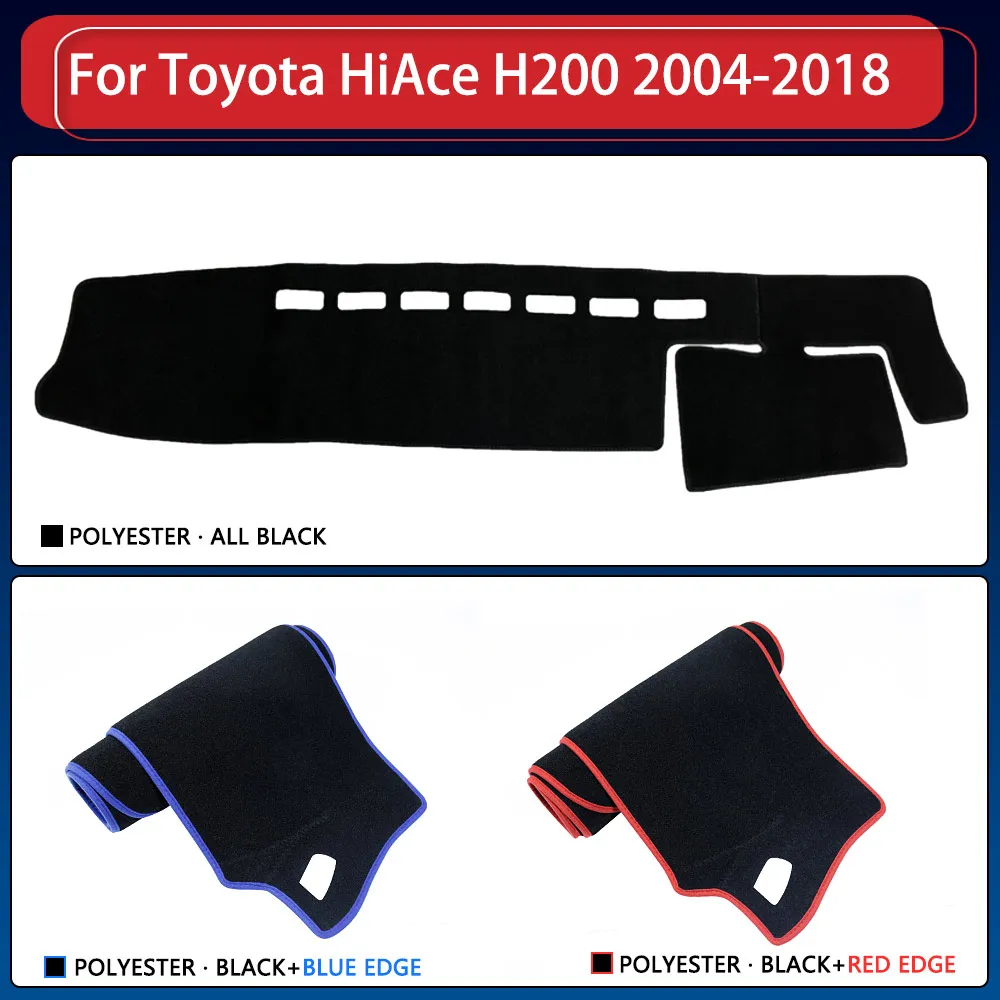 

Для Toyota HiAce H200 2004 2005 2006 2007 2008 2009 2010 2011 2012 2013 2014 2015 2016 2017 2018 внутренняя крышка приборной панели коврик