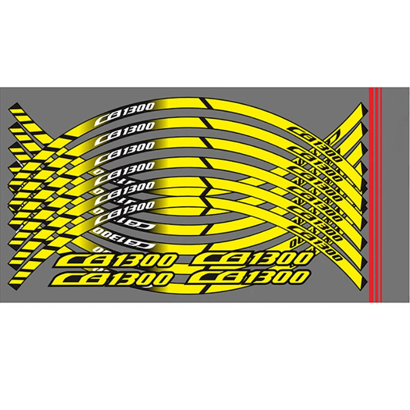 Motorcycle Outer Ring High Quality Decal Sticker Accessories Reflective Stickers Suitable For HONDA cb1300 CB1300 CB 1300