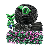 60M-5M DIY Drip Irrigation System Automatic Timer Watering Garden Hose Micro Drip Watering Kits with Adjustable Drippers